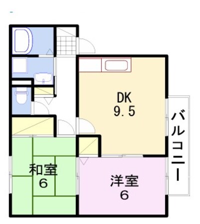 野里駅 徒歩5分 2階の物件間取画像